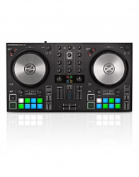 Native Instruments Controlador para DJ Traktor Kontrol S2, 2 Canales, 24 bit, USB, RCA, Negro 