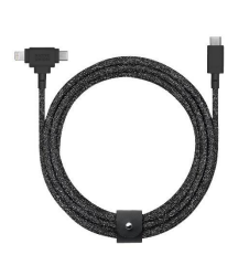 Native Union Cable USB-C - Lightning/USB-C, 1.8 Metros, Negro 