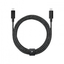 Native Union Cable USB-C Macho - USB-C Macho, 2.4 Metros, Negro 