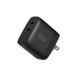Native Union Cargador de Pared GaN, 67W, 2x USB-C, Negro 