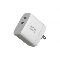 Native Union Cargador de Pared GaN, 67W, 2x USB-C, Blanco 