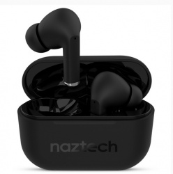 Naztech Audífonos Intrauriculares con Micrófono Xpods PRO, Inalámbrico, Bluetooth, Negro 