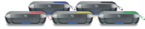 Necnon Bocina Portátil NB-05W, Bluetooth, Inalámbrico, 2.0 Canales, 30W, USB, Amarillo - Resistente al Agua 
