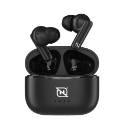 Necnon Audífonos Intrauriculares con Micrófono NTWS-103, Inalámbrico, Bluetooth, Negro 