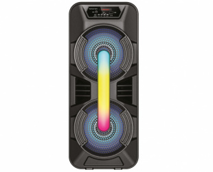 Necnon Bafle NB-08X, Bluetooth, Alámbrico/Inalámbrico, 7400W PMPO, USB, Negro 