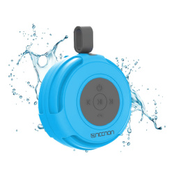 Necnon Bocina Portátil NB-04W PRO, Bluetooth, Inalámbrico, MicroUSB, 3W, Azul 