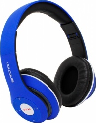 Necnon Audífonos NBH-01, Bluetooth, Inalámbrico, Negro/Azul 