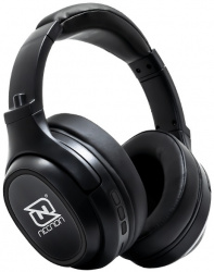 Necnon Audífonos con Micrófono NBH-02, Bluetooth, Inalámbrico, Negro 