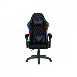 Necnon Silla Gamer NSG-RGB 1, hasta 150Kg, Negro/Azul 