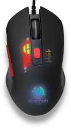 Mouse Gamer Necnon Óptico NGM-HYDRA, Alámbrico, USB, 3200DPI, Negro 