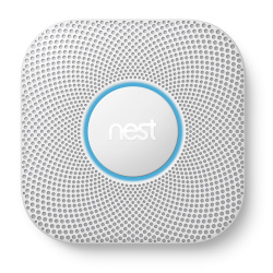 Nest Labs Detector de Humo Inteligente, Inalámbrico, Blanco 