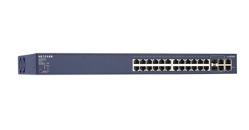 Switch Netgear ProSafe Smart FS728TP, 26 Puertos RJ45 + 2 Puertos SFP 