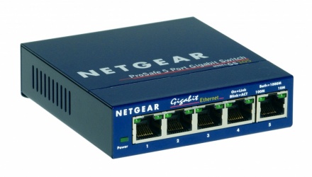 Switch Netgear ProSafe, Gigabit Ethernet GS105NA, 5 Puertos 