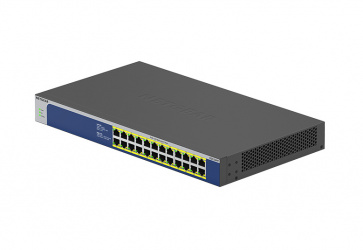 Switch Netgear Gigabit Ethernet GS524PP, 24 Puertos PoE 10/100/1000Mbps, 300W, 48 Gbit/s, 8.000 Entradas - No Administrable 