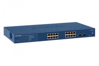 Switch Netgear Gigabit Ethernet ProSafe GS716Tv3, 16 Puertos 10/100/1000Mbps + 2 Puertos SFP, 36 Gbit/s, 16.000 Entradas - Administrable 