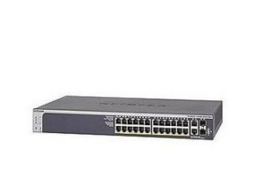 Switch Netgear Gigabit Ethernet S3300 Smart Managed Pro, 28 Puertos PoE+, 4 Puertos 10G, 16.000 Entradas - Administrable 