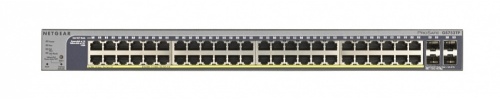 Switch Netgear Gigabit Ethernet GS752TP, 48 Puertos 10/100/1000 + 4 SFP, 48 Gbit/s, 8000 Entradas - Administrable 