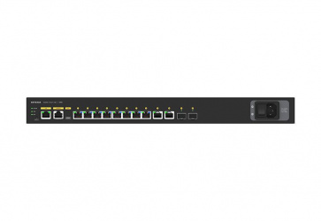 Switch NetGear GSM4212P-100NAS, 10 Puertos Gigabit Ethernet 10/100/1000 8 x PoE+ 150W 8 x PoE+ 150W, 2 Puertos SFP, 24 Gbit/s, 16000 Entradas, Administrado 