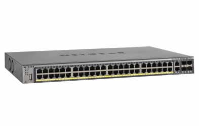 Switch Netgear ProSafe M4100, 48 Puertos PoE, 4 Puertos SFP, 100 Gbit/s, 16.000 Entradas - Administrable 