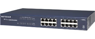 Switch Netgear Gigabit Ethernet ProSafe JGS516, 16 Puertos 10/100/1000 Mbps, 1 Gbit/s, 8000 Entradas - No Administrable 
