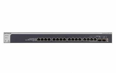 Switch Netgear XS716T, 16 Puertos 10G, 2 Puertos SFP+, 320 Gbit/s, 16.000 Entradas - Administrable 