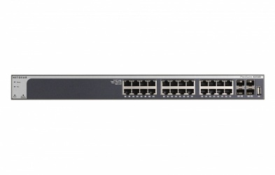 Switch Netgear Prosafe XS728T, 24 Puertos 10G + 4 Puertos SFP+, 560 Gbit/s, 16.000 Entradas - Administrable 