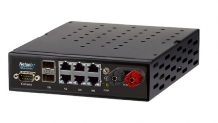 Switch Netonix Gigabit Ethernet WS-8-150-DC, 6 Puertos 10/100/1000Mbps + 2 Puertos SFP+, 14 Gbit/s - Administrable 