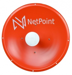 Netpoint Antena Direccional NPTR-2, 35.3 dBi, 4.9 - 6.2GHz 
