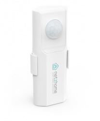 Netzhome Sensor de Movimiento PIR de Montaje en Pared WT09 WiFi, Inalámbrico, Blanco 