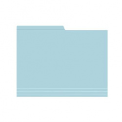 Nextep Fólder NE-010A, Tamaño Carta, Azul, 100 Piezas 