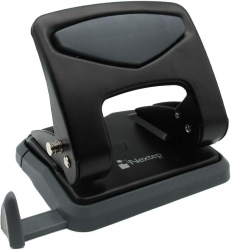 Nextep Perforadora de 2 Orificios, hasta 40 Hojas, Negro 
