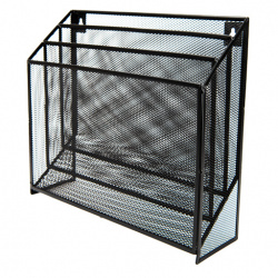 Nextep Organizador de Malla Metálica NE-176, 3 Niveles, Negro 