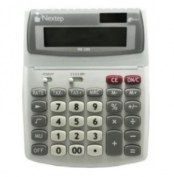 Nextep Calculadora de Bolsillo NE-190, 12 Dígitos, Batería/Energía Solar 