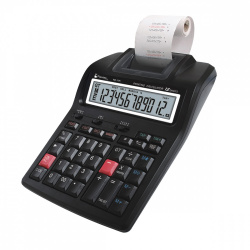 Nextep Calculadora NE-195, 12 Dígitos, Batería, Negro 