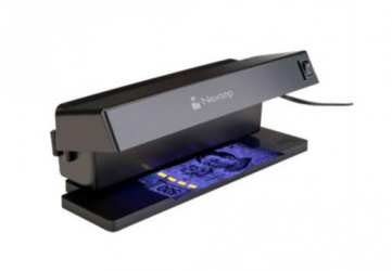 Nextep Lámpara Detectora de Billetes Falsos 205-B, Negro, 2 Piezas 