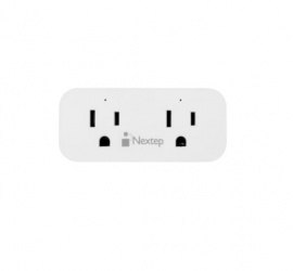 ﻿Nextep Smart Plug NE-260D, 2 Conectores, 1800W, WiFi 