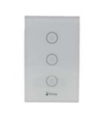 Nextep Interruptor de Luz Inteligente NE-266T, 3 Botones, WiFi, Blanco 