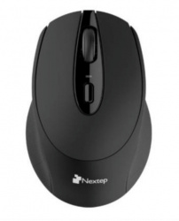 Mouse Nextep Óptico NE-410E, Inalámbrico, RF, 1600DPI, Negro 