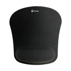 ﻿Mousepad Nextep con Descansa Muñecas de Gel NE-418R, 24x21.5cm, Negro 