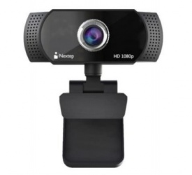 Nextep Webcam NE-423, 1080p, 1920 x 1080 Pixeles, USB, Negro 