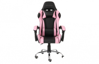 Nextep Silla Gamer Dragón XT Falkor, hasta 125kg, Negro/Rosa 