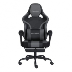 Nextep Silla Gamer Falkor, hasta 120kg, Negro/Gris 