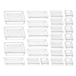 Nextep Organizadores para Cajón NE-625, Transparente, 25 Piezas 