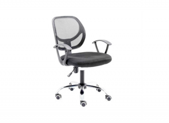 Nextep Silla NE-650S, Respaldo de Malla, Tela, Negro 