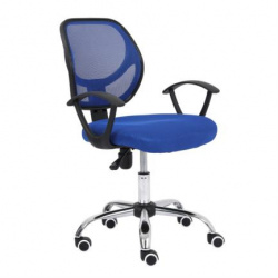 Nextep Silla NE-650SA, Respaldo de malla, Azul 