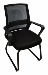 Nextep Silla NE-652N, Respaldo de Malla, Tapiz en Tela, Negro 