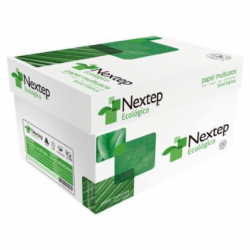 Nextep Papel Ecológico 75g/m², Carta, 5000 Hojas, Blancura 95% 