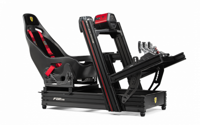 Next Level Racing Asiento Simulador Ferrari Elite S1, hasta 200kg, 2.2 Metros máx 