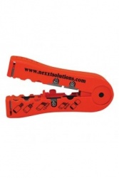 Nexxt Solutions Peladora y Cortadora de Cables, Rojo 