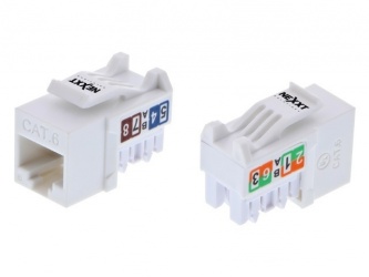 Nexxt Solutions Jack de Red Cat6, RJ-45, Blanco 